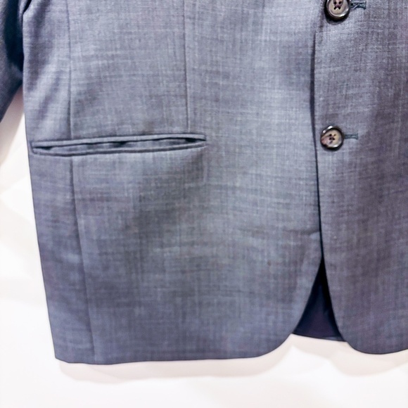 RALPH LAUREN Grey Wool Blazer Tailored Classic Business Casual | 44R  * - Picture 4 of 9